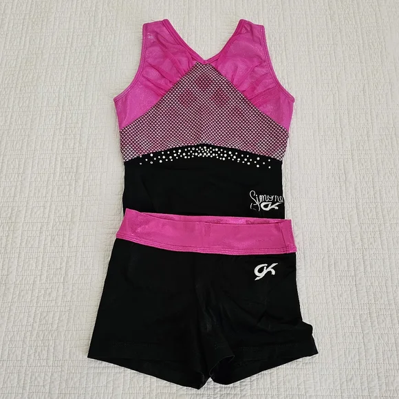 GK Elite Simone Biles Leotard and Short - Picture 16 of 16
